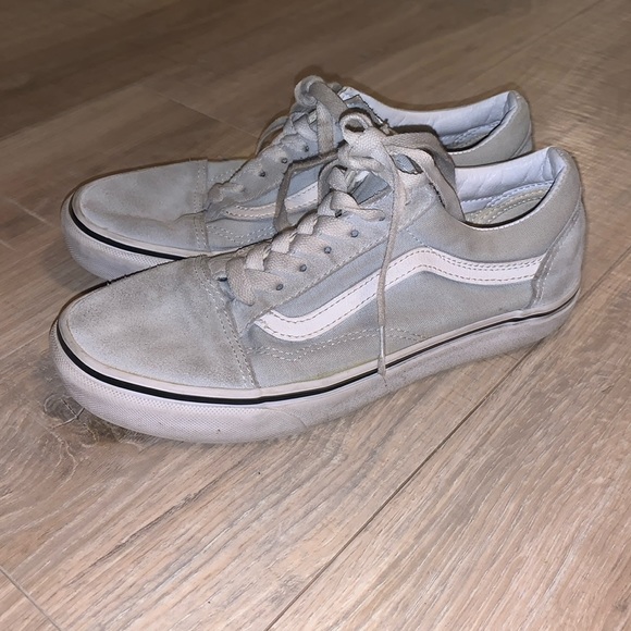 Vans Off The Wall Old School gray suede unisex sneakers - Picture 1 of 8